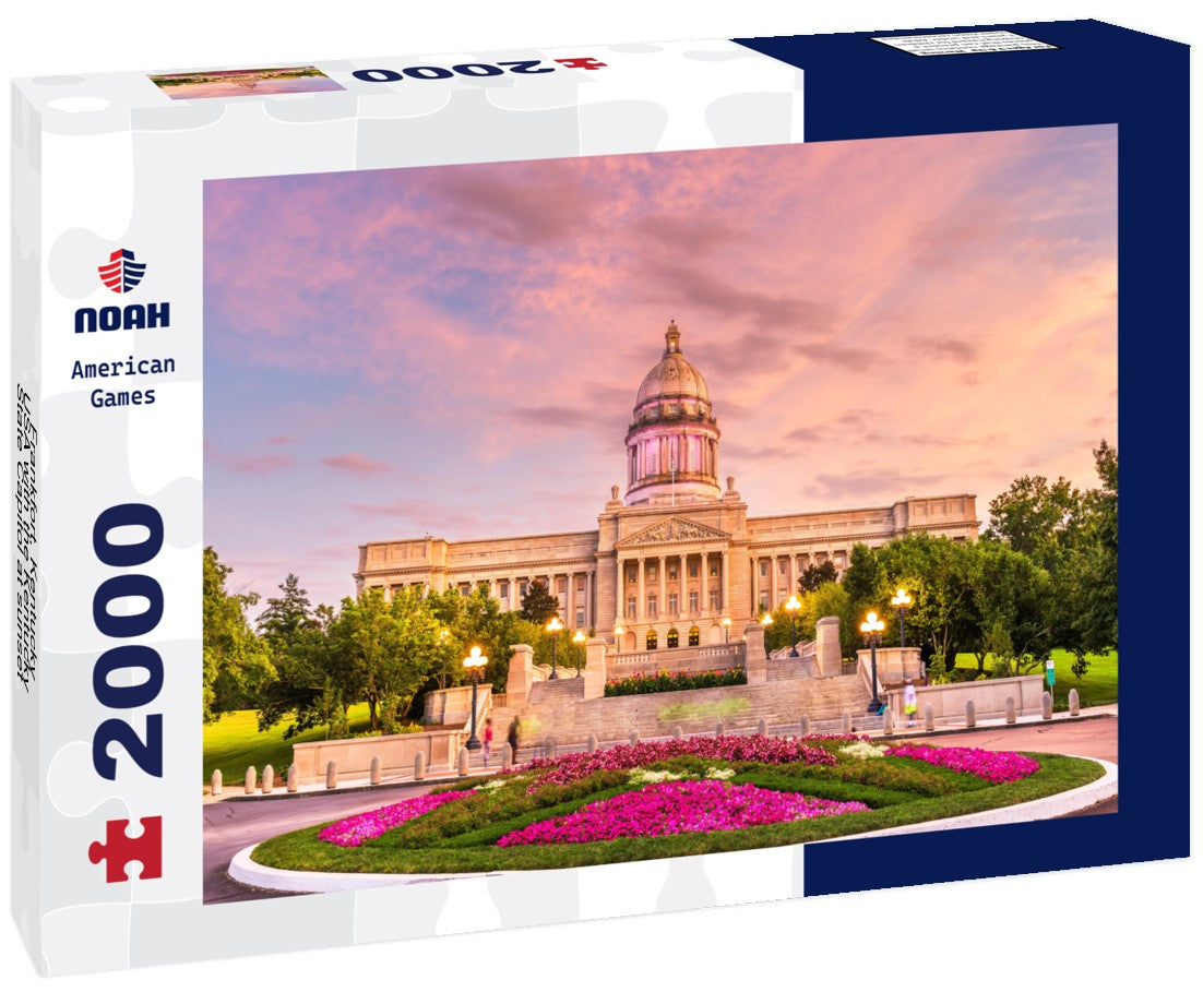 Frankfort, Kentucky, USA with the Kentucky State Capitol at sunset 2000pc Puzzle