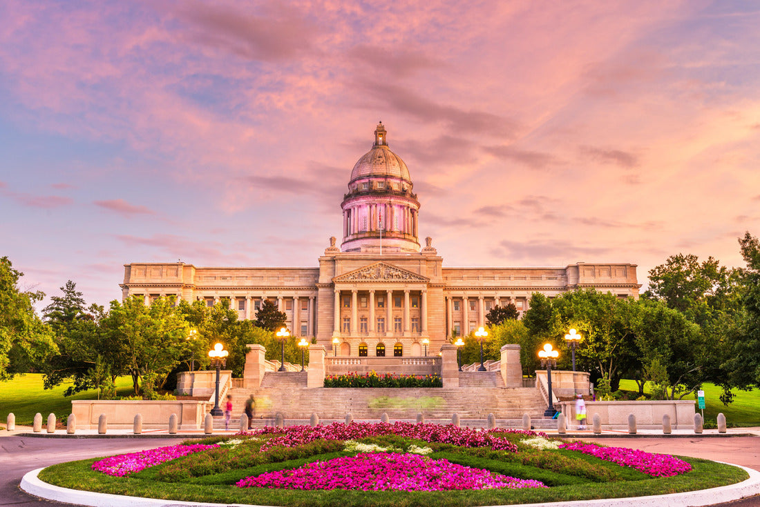 Frankfort, Kentucky, USA with the Kentucky State Capitol at sunset 2000pc Puzzle