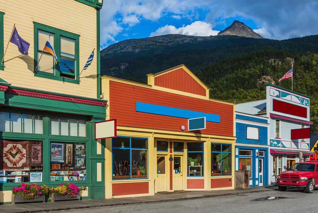 Skagway, Alaska. Historic buildings of the old town 2000pc Puzzle