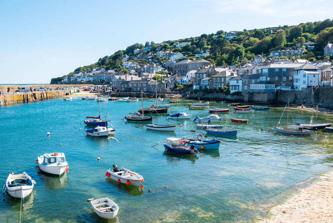Noah Jigsaw Puzzle Boats in the harbor of Mousehole, a picturesque Cornish fishing village near Penzance in Cornwall, England 2000 pieces
