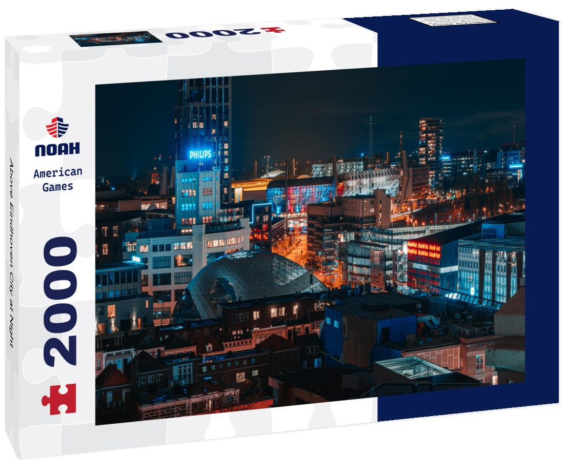 Above Eindhoven City at Night 2000pc Puzzle
