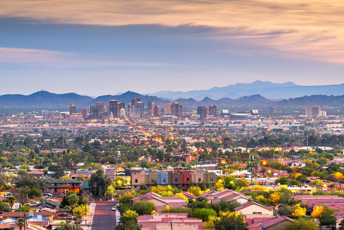 Downtown Phoenix, Arizona, USA cityscape at dusk 2000pc Puzzle