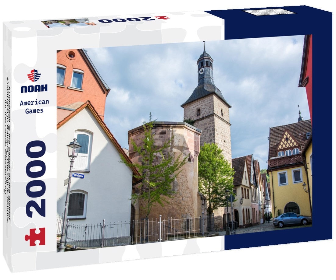 Kulmbach is the capital of the district Kulmbach in Bavaria. The city is famous for the castle Plassenburg. 2000pc Puzzle