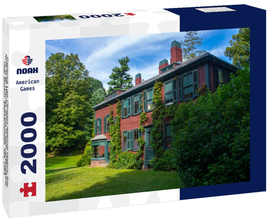 Frederick Law Olmsted National Historic Site NHS at 99 Warren Street in town of Brookline near Boston, Massachusetts, MA, USA 2000pc Puzzle