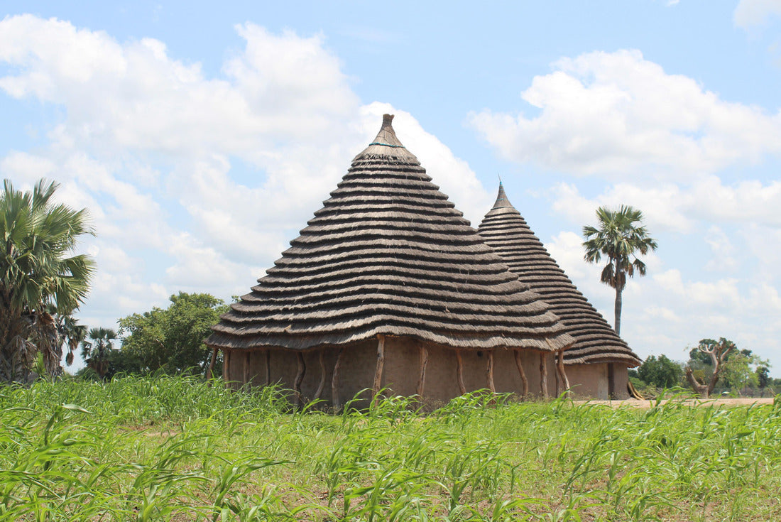 A hut in the village in South Sudan 2000pc Puzzle