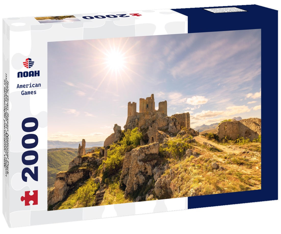 Italy Gran Sasso National Park mountain range in Abruzzo region in landscape view 2000pc Puzzle
