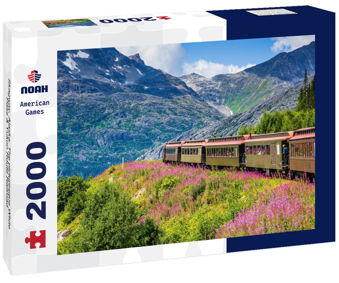 Skagway, Alaska. The picturesque White Pass & Yukon Route Railroad 2000pc Puzzle