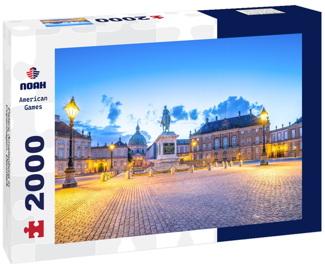Palace Amalienborg in Copenhagen, Denmark 2000pc Puzzle