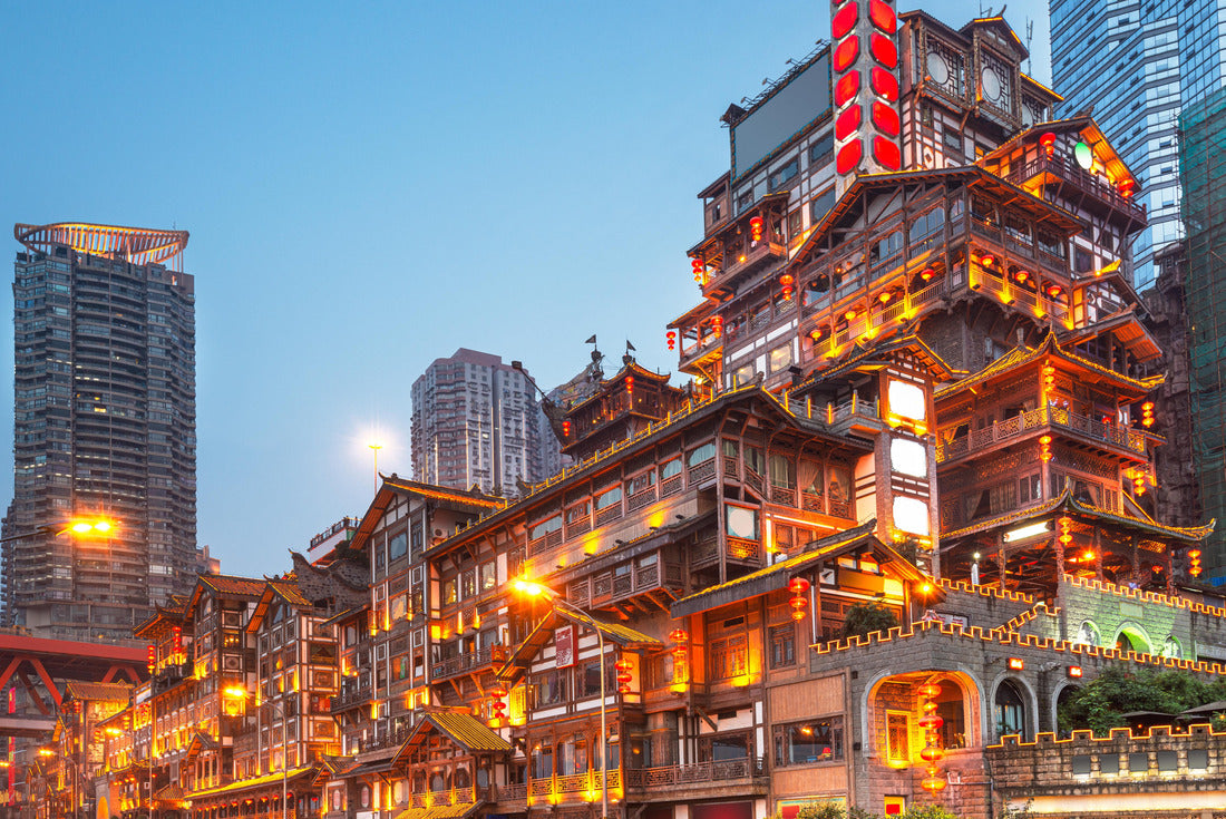Chongqing, China at Hongyadong traditional district 2000pc Puzzle