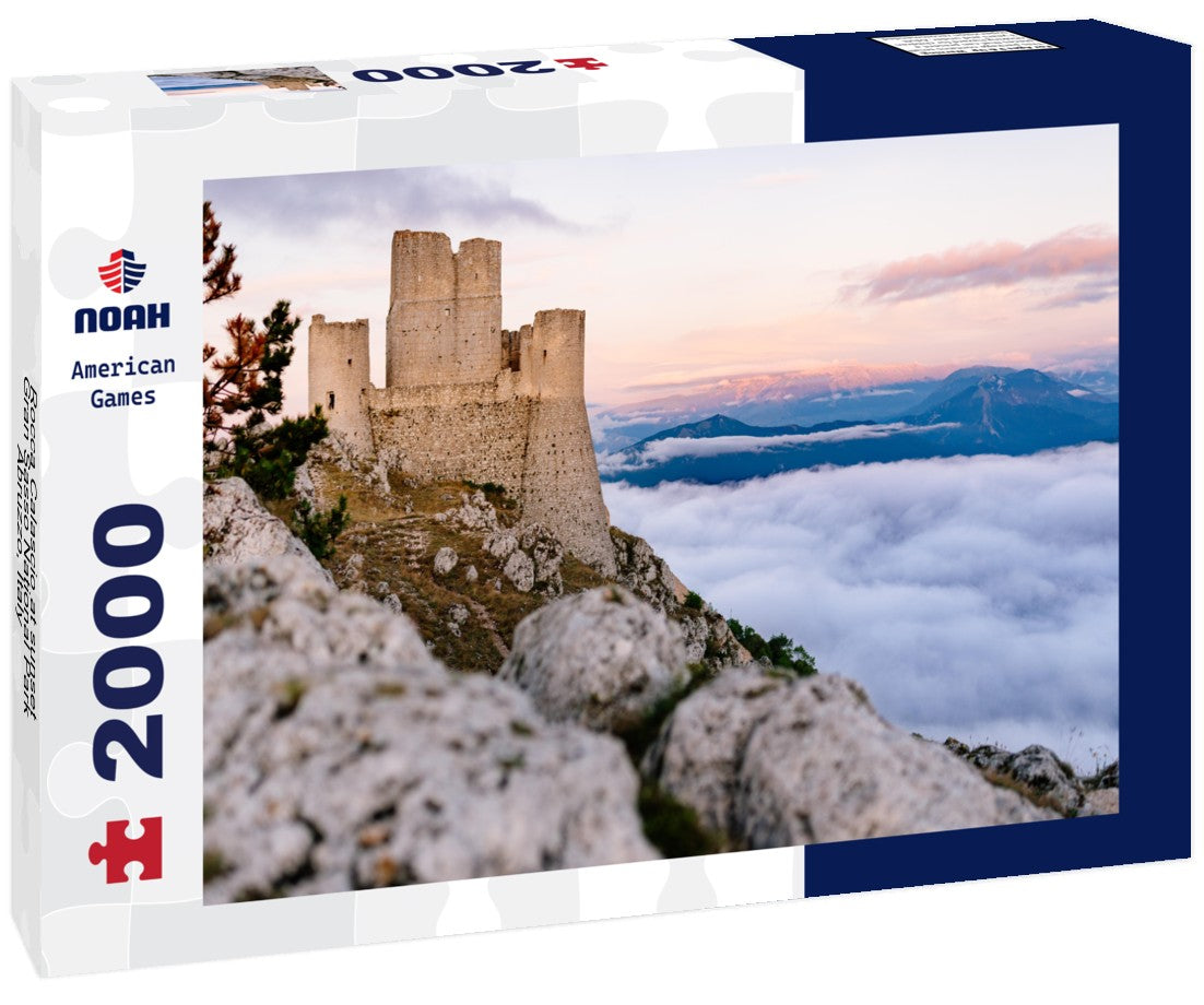 Rocca Calascio at sunset, Gran Sasso National Park, Abruzzo, Italy 2000pc Puzzle