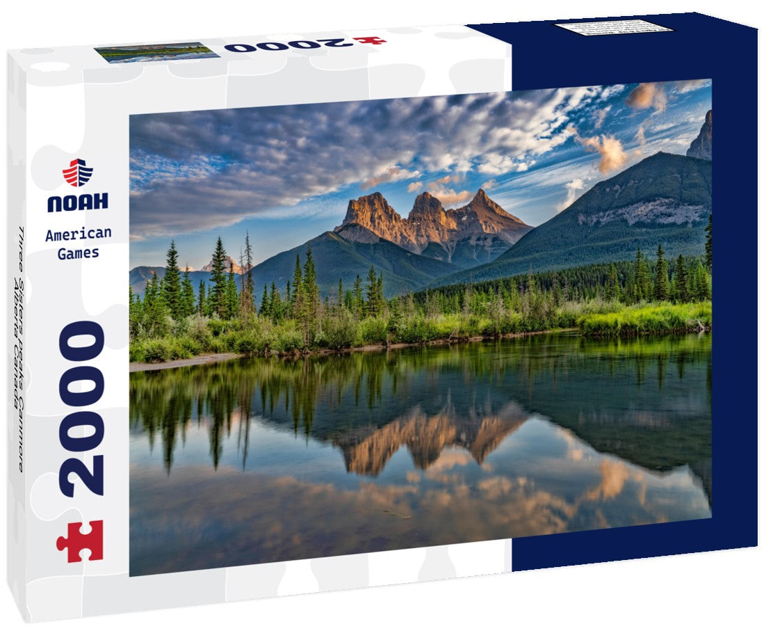 Three Sisters peaks Canmore Alberta Canada 2000pc Puzzle