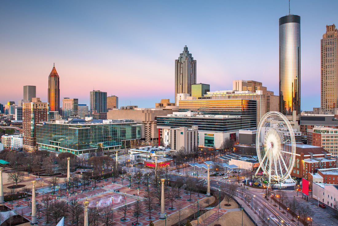 Atlanta, Georgia, USA downtown skyline at twilight 2000pc Puzzle