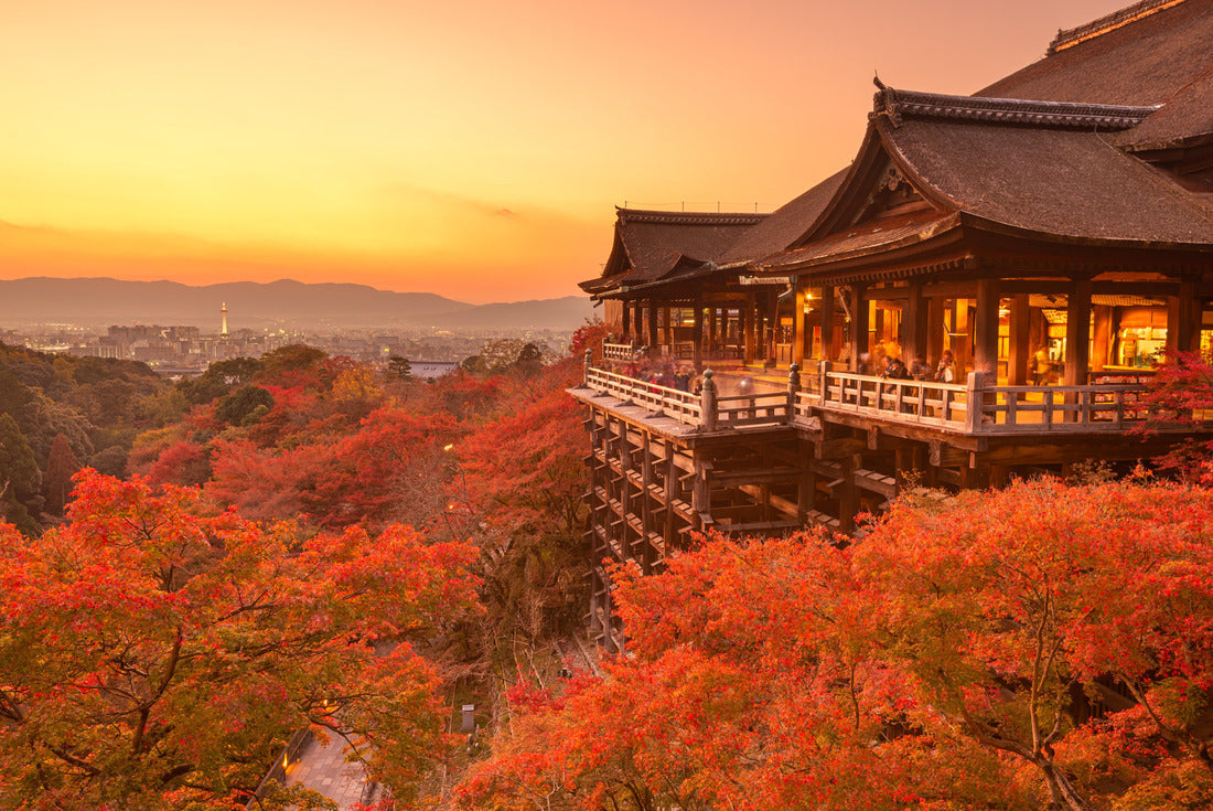 Kyoto, Japan at Kiyomizu-dera Temple during an autumn evening 2000pc Puzzle