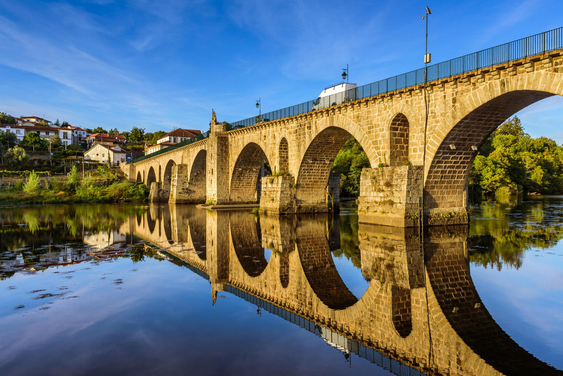 The inkonic bridge over the Lima River at Ponte da Barca 2000pc Puzzle
