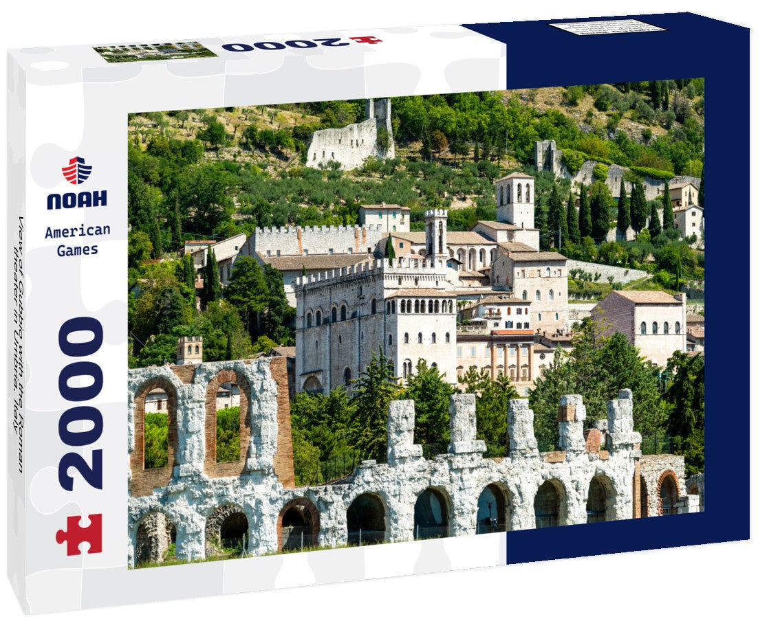 Gubbio with the Roman theater in Umbria, Italy 2000pc Puzzle