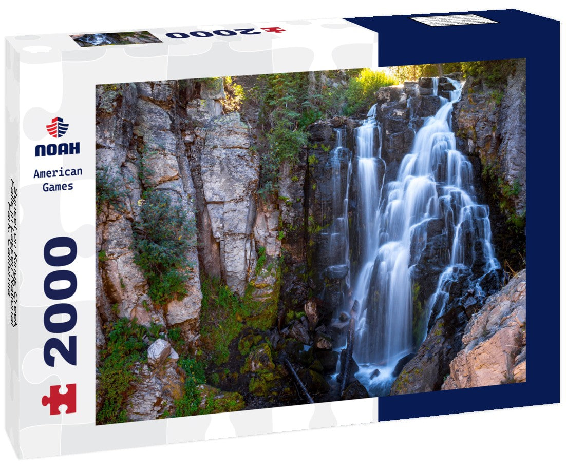 Sunset on Kings Creek Falls in Lassen National Park, California 2000pc Puzzle