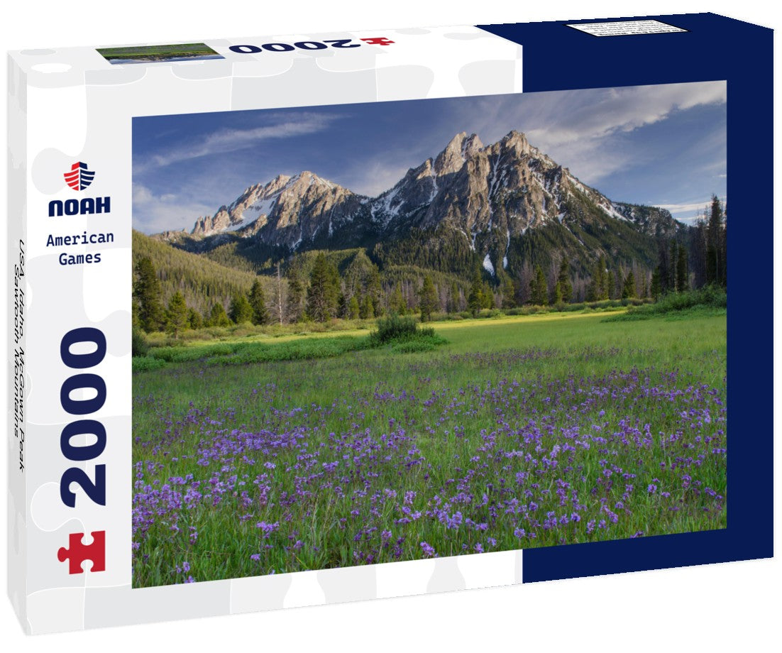 USA, Idaho. McGown Peak Sawtooth Mountains 2000pc Puzzle