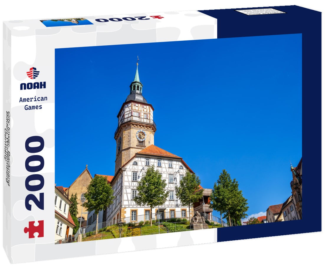 City tower, Backnang, Baden-Württemberg, Germany 2000pc Puzzle