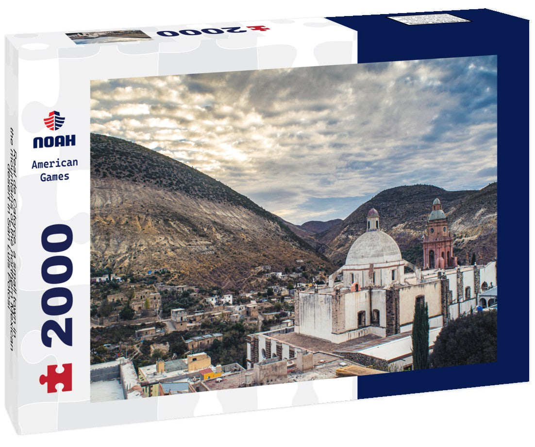 Real de Catorce, a small town in the mountains of the northern Mexican desert in San Luis Potosi 2000pc Puzzle