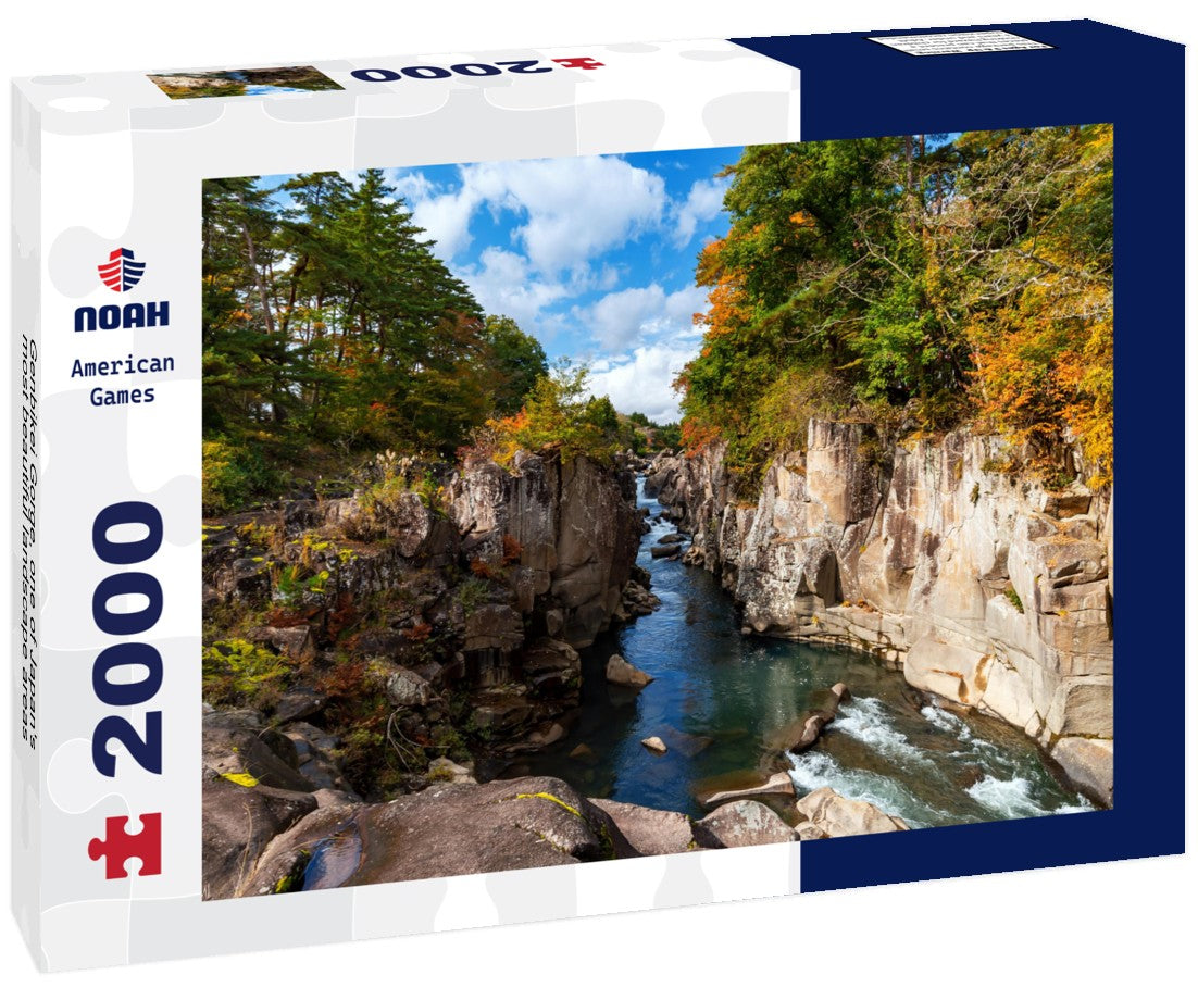 Genbikei Gorge, one of Japan's most beautiful landscape areas 2000pc Puzzle