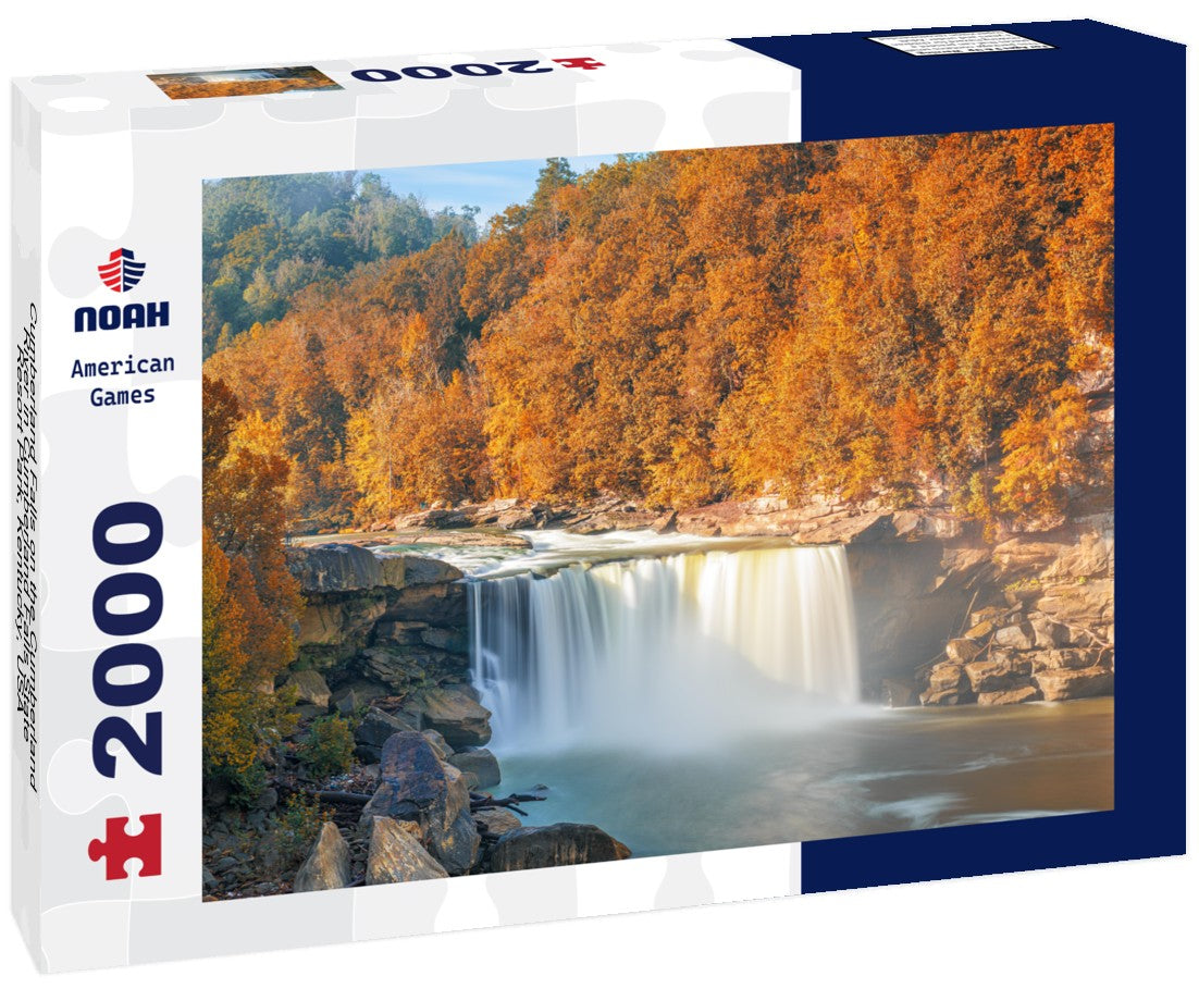 Cumberland Falls on the Cumberland River in Cumberland Falls State Resort Park, Kentucky, USA 2000pc Puzzle