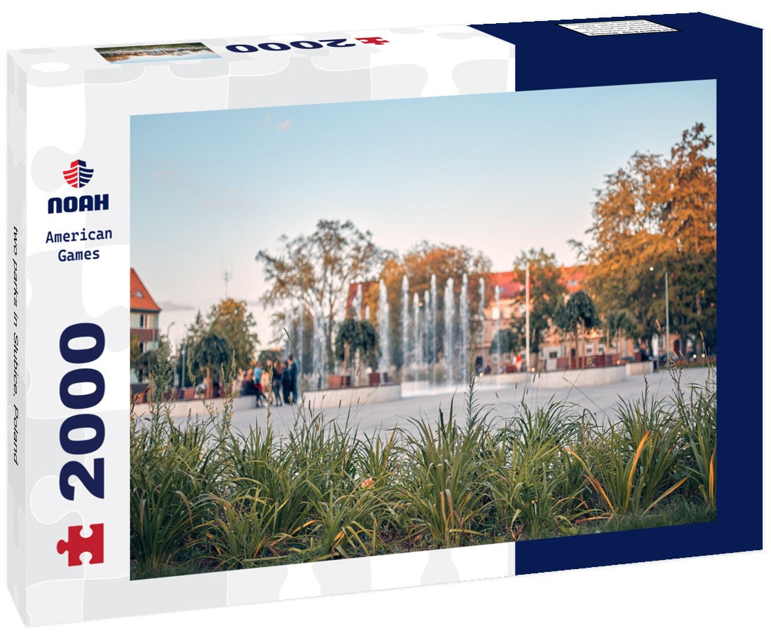 two parks in Slubice, Poland 2000pc Puzzle