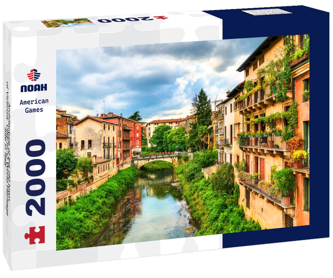 Architecture of the old town of Vicenza. UNESCO World Heritage Site in Italy 2000pc Puzzle
