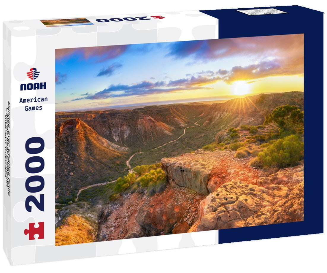 Sunrise over Charles Knife Canyon near Exmouth, Western Australia 2000pc Puzzle