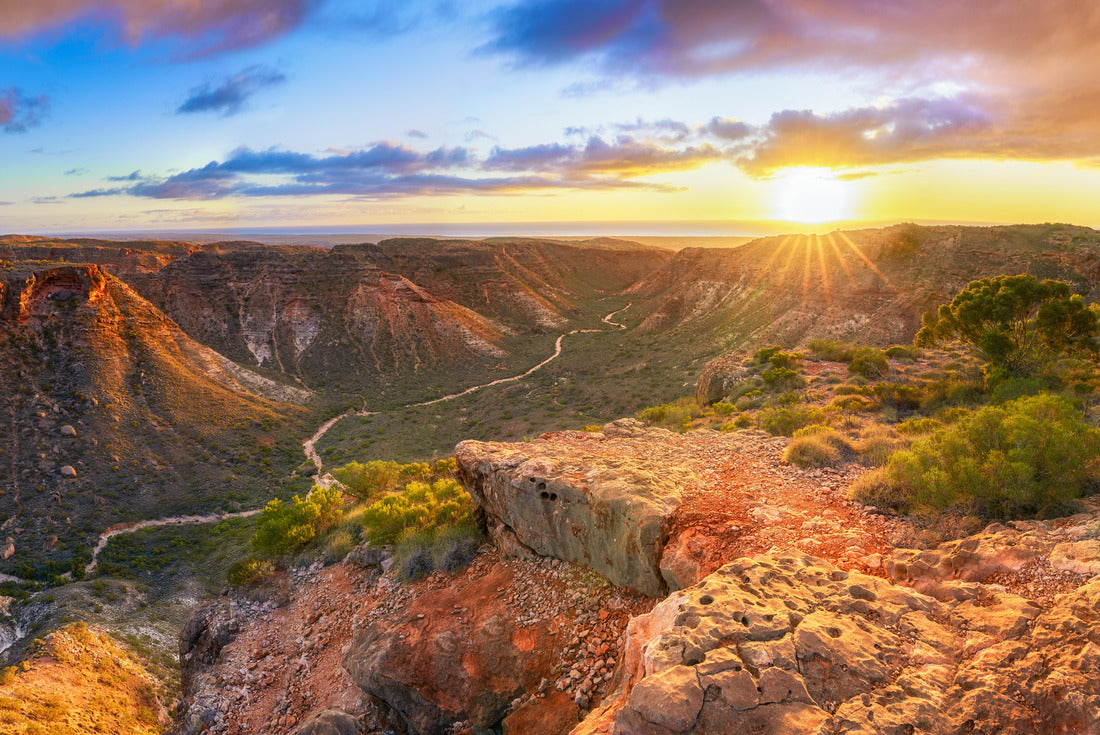 Sunrise over Charles Knife Canyon near Exmouth, Western Australia 2000pc Puzzle