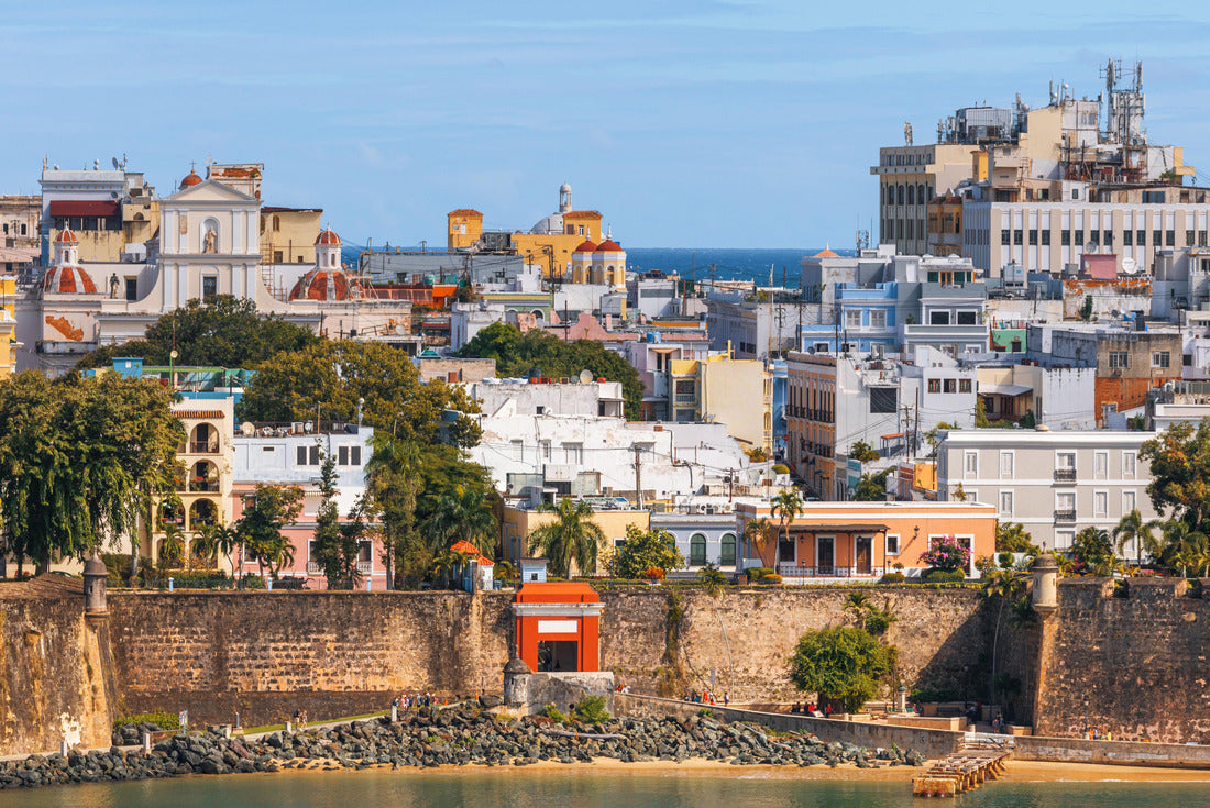 Old San Juan, Puerto Rico cityscape on the water in the Caribbean 2000pc Puzzle