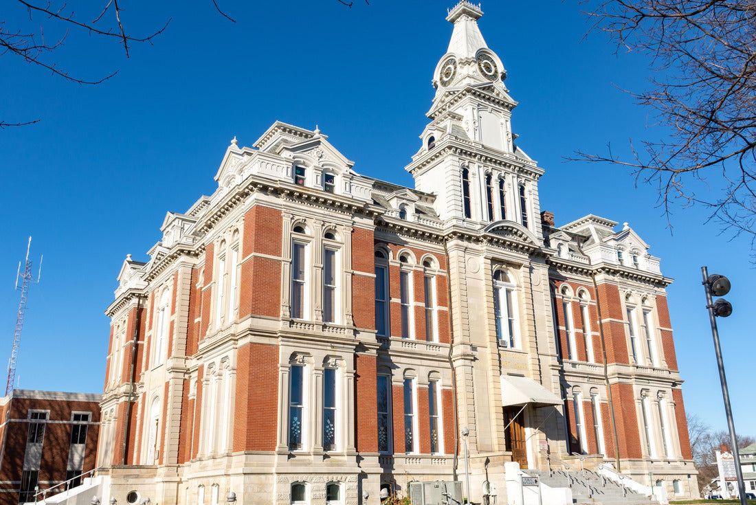 Henry County Courthouse in early morning light. Cambridge, Illinois 2000pc Puzzle