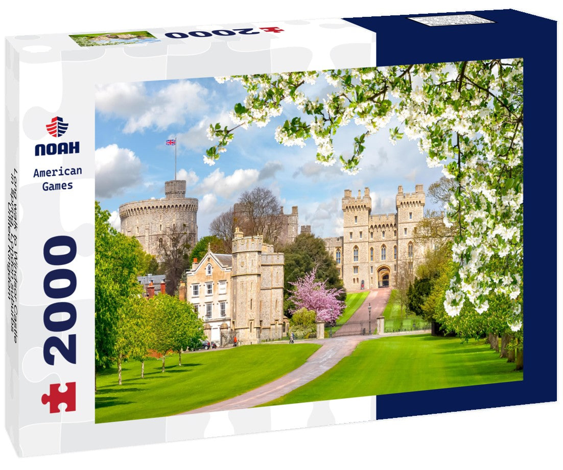 Long walk to Windsor Castle in spring, London suburbs, United Kingdom 2000pc Puzzle