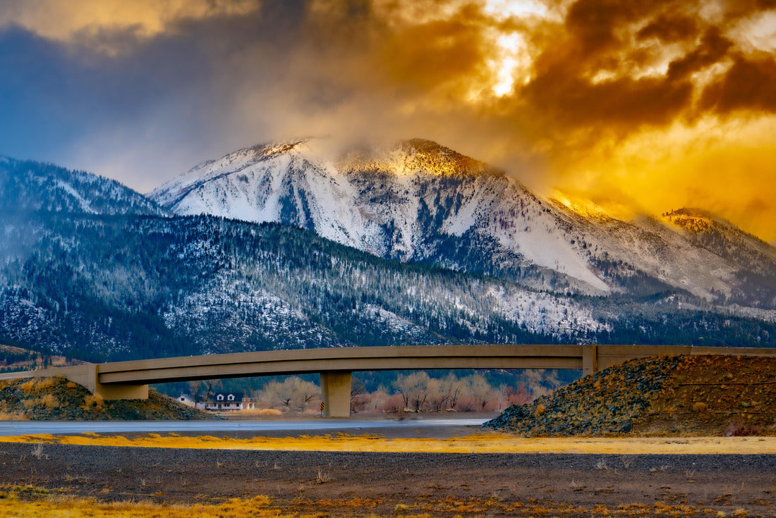Storm rolling through Slide Mountain, in Washoe Valley Nevada. Near Reno Nevada 2000pc Puzzle