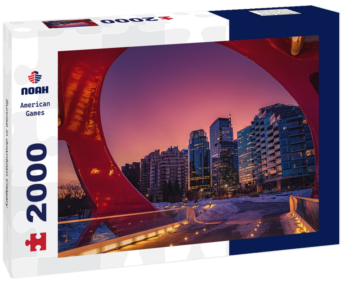 Sunrise in downtown Calgary 2000pc Puzzle