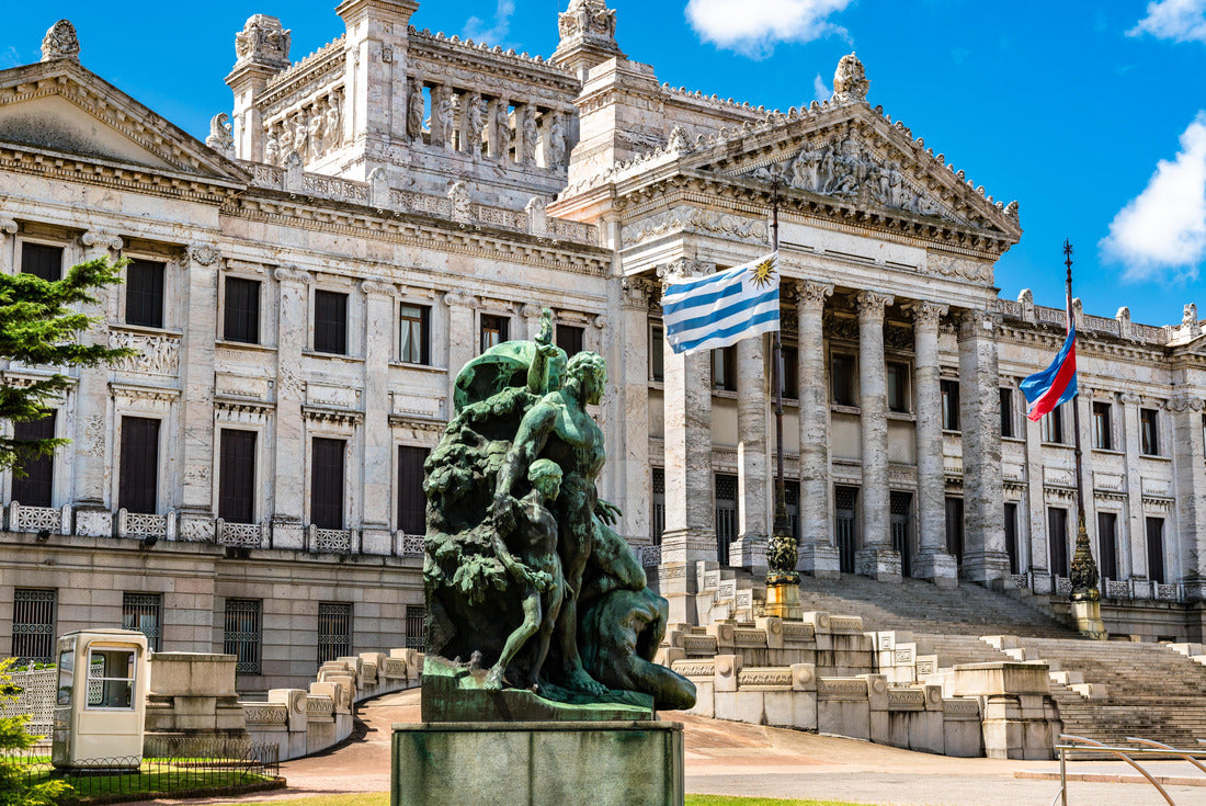 Legislative Palace Uruguay, a monumental building in Montevideo 2000pc Puzzle