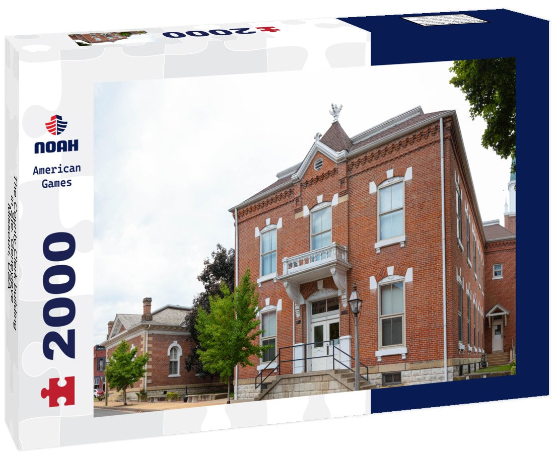 The County Clerk building in Ste. Genevieve, Missouri, USA 2000pc Puzzle