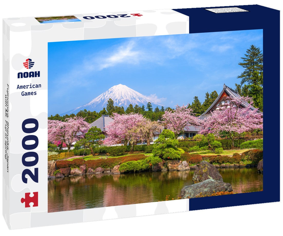 Fujinomiya, Shizuoka, Japan with Mt. Fuji in spring 2000pc Puzzle