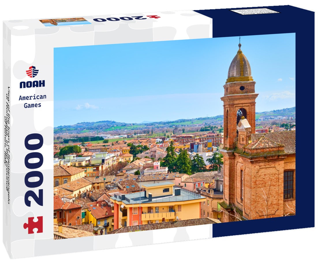 the town of Santarcangelo di Romagna, in the province of Rimini, Italy 2000pc Puzzle