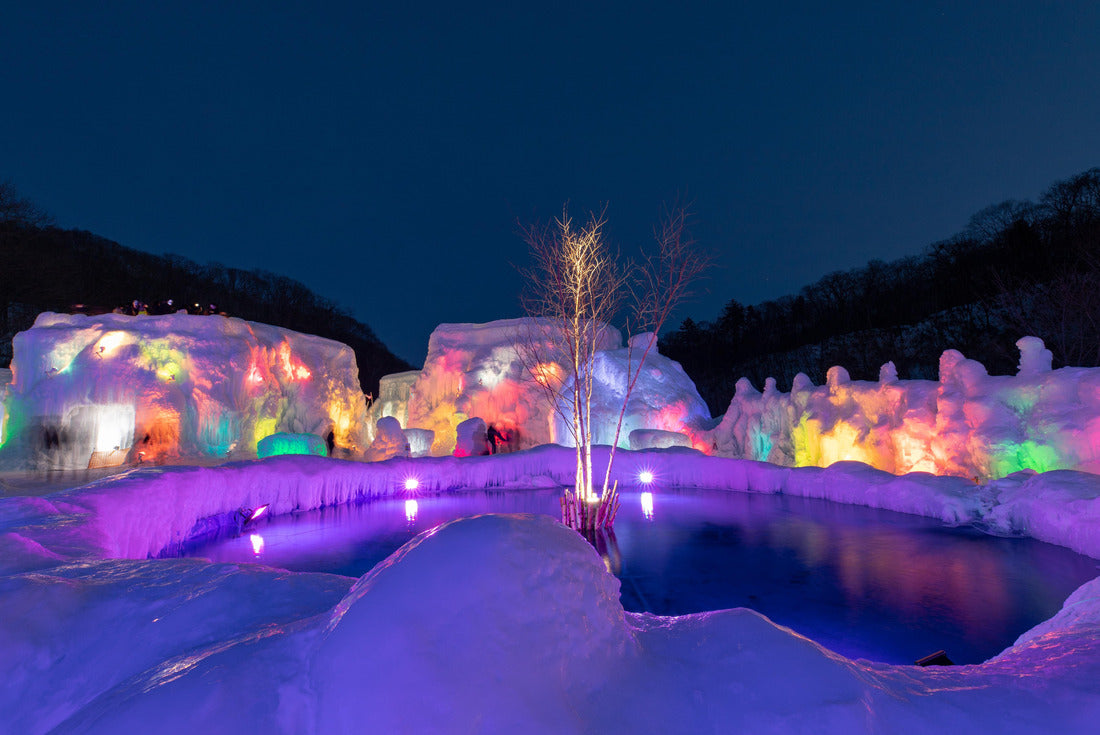 Ice pillar festival in Lake Shikotsu in Hokkaido 2000pc Puzzle