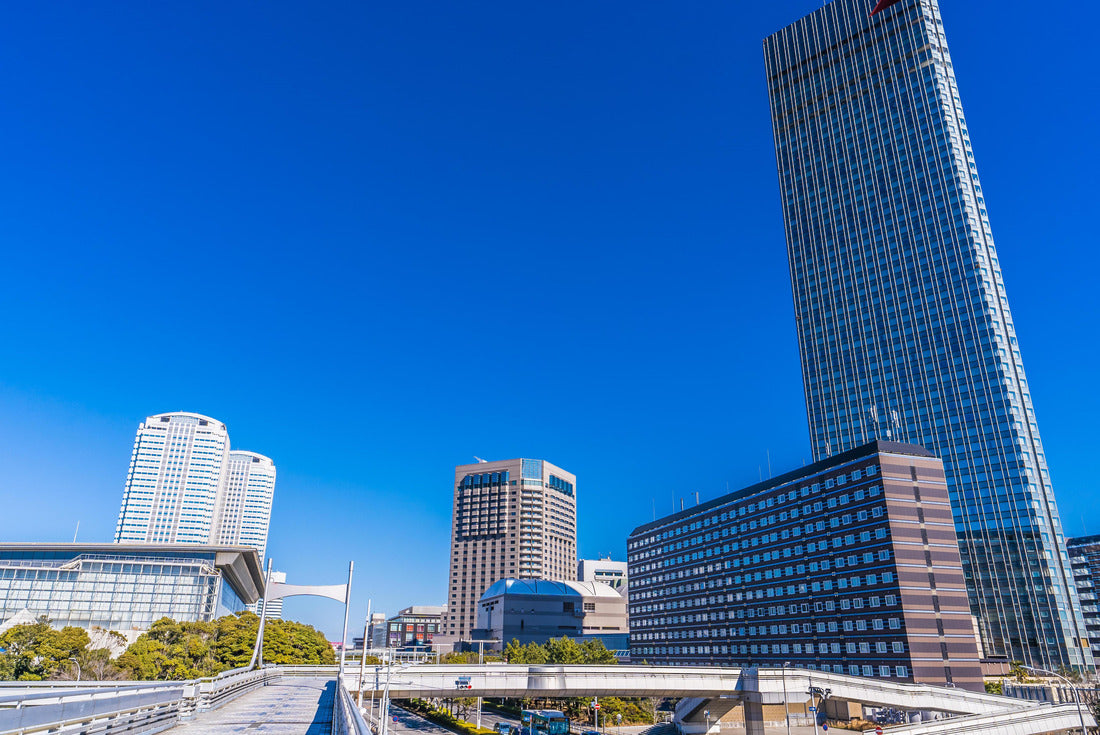 Landscape of Makuhari New City, Chiba Prefecture, Japan. Makuhari is a new business district near Tokyo 2000pc Puzzle