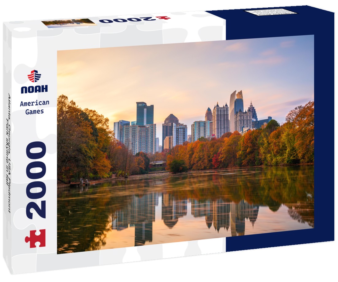 Atlanta, Georgia, USA Piedmont Park skyline in fall 2000pc Puzzle