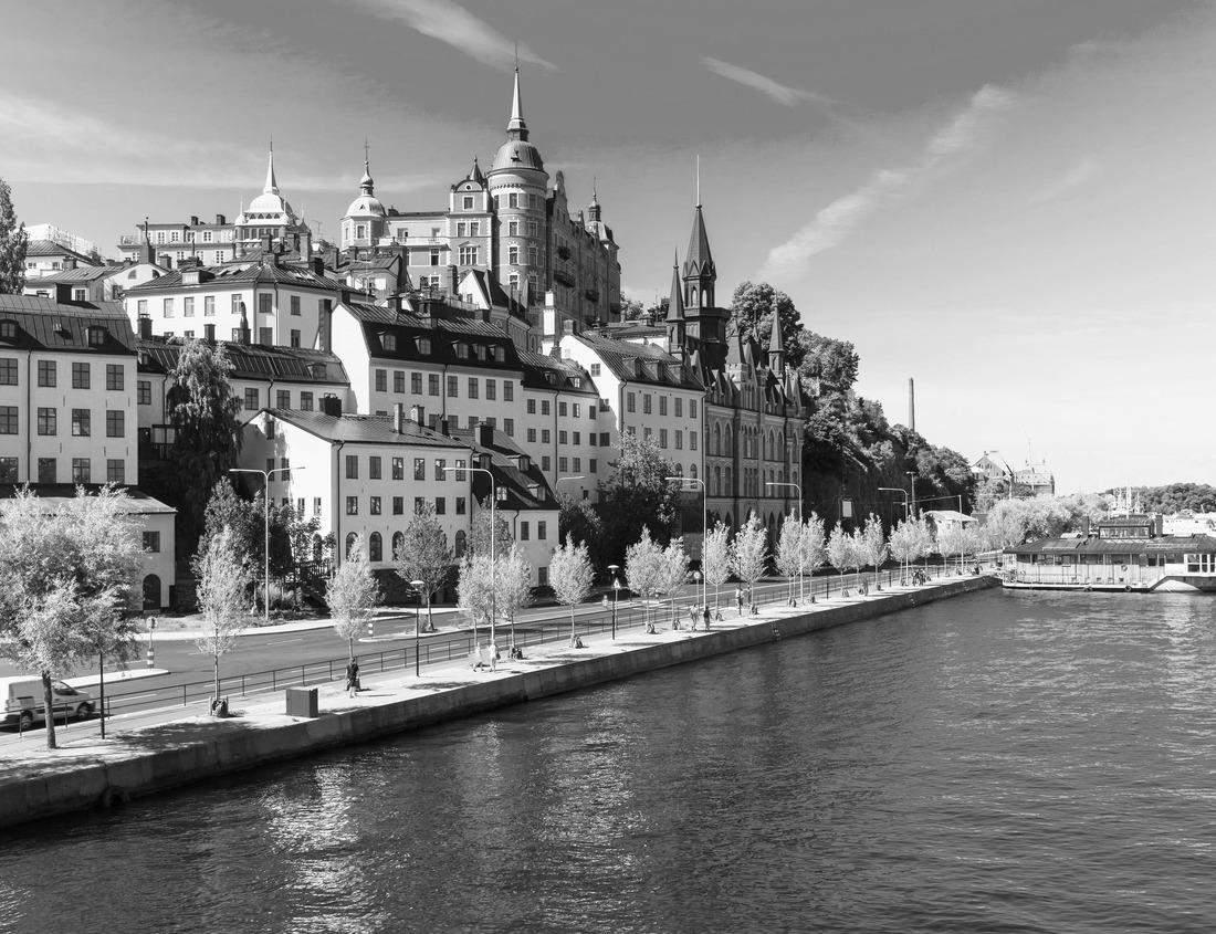 Noah Jigsaw Puzzle View of Lake McDonald in Montana in black white 1000 pieces