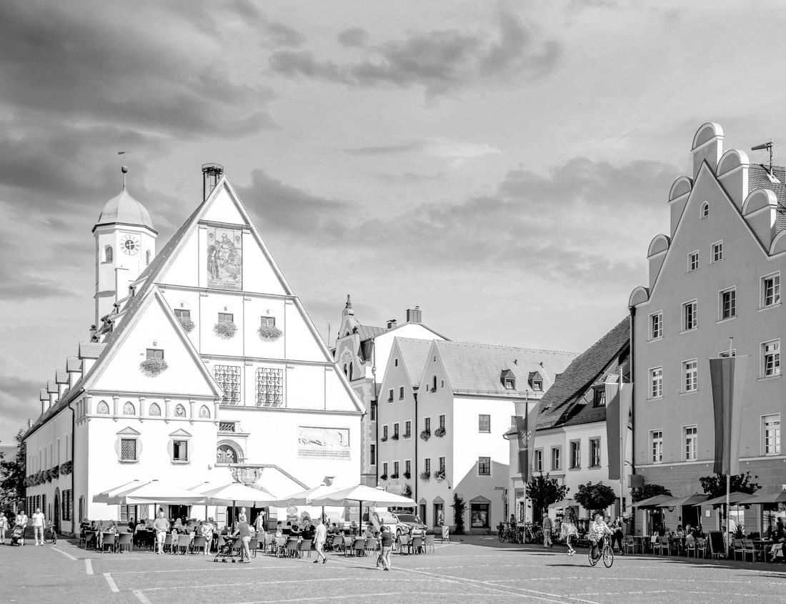Noah Jigsaw Puzzle Small town, on the East Coast of the Atlantic Ocean. Aerial nature background. In: Sunny Blue Sky. Newfoundland, Canada in black white 1000 pieces