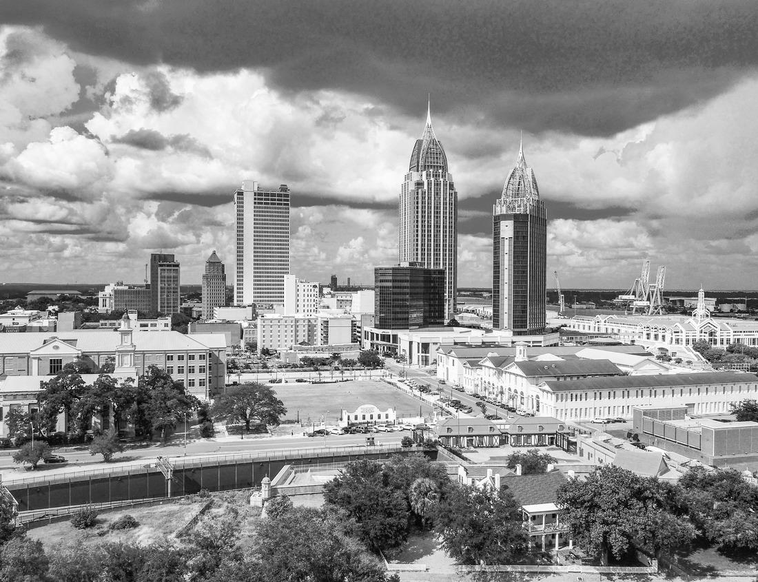 Noah Jigsaw Puzzle Norfolk, Virginia, USA on the Chesapeake Bay at dawn in black white 1000 pieces