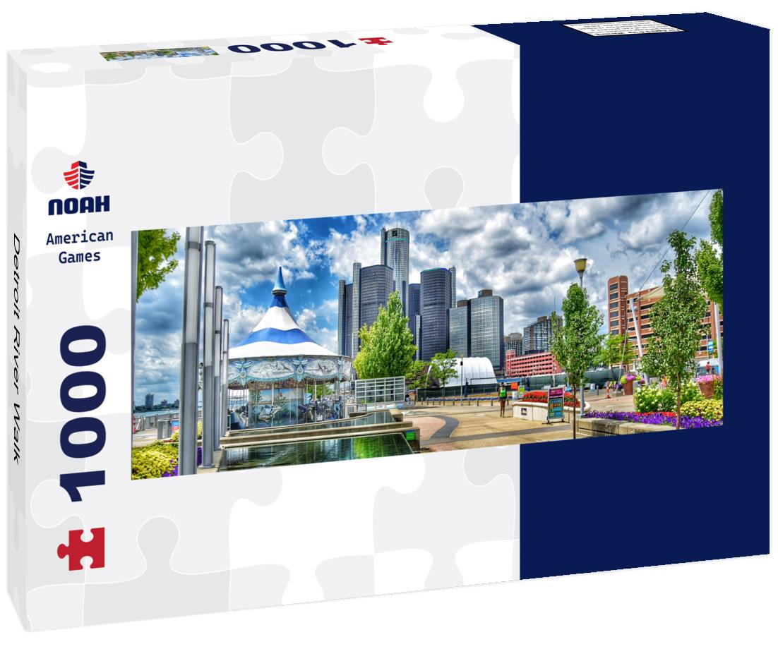 Noah Jigsaw Puzzle Detroit River Walk panorama 1000 pieces