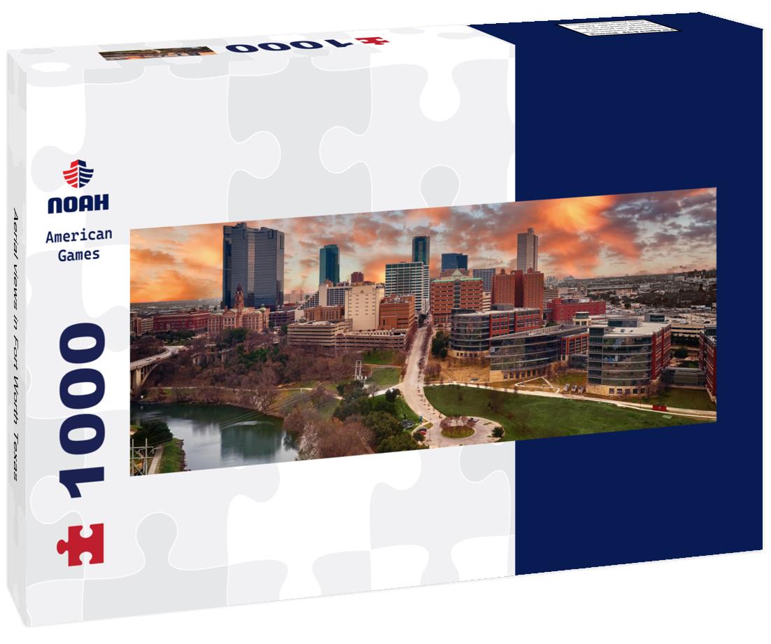 Noah Jigsaw Puzzle Aerial views in Fort Worth Texas panorama 1000 pieces