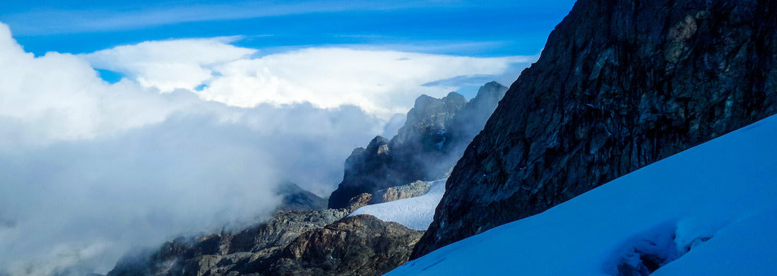Noah Jigsaw Puzzle Mountain landscape of Margherita peak in Rwenzori Mountains National Park, Kasese District, Uganda panorama 1000 pieces