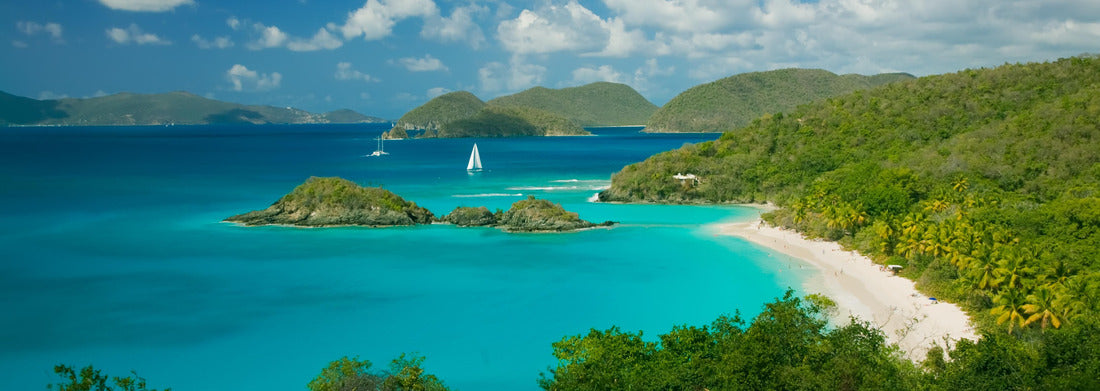 Noah Jigsaw Puzzle Trunk Bay Beach in the Virgin Islands National Park on the caribbean island of St John in the US Virgin Islands panorama 1000 pieces