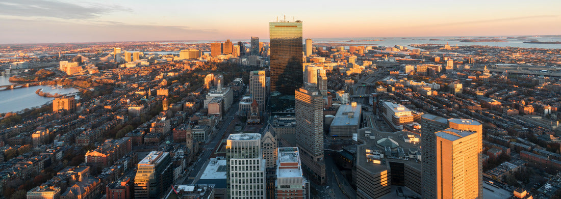 Noah Jigsaw Puzzle Boston cityscape from the Skywalk Observatory of the Prudential panorama 1000 pieces