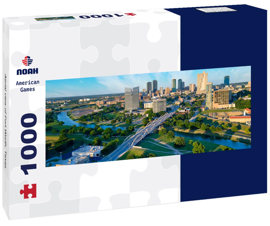 Noah Jigsaw Puzzle Aerial view of Fort Worth, Texas panorama 1000 pieces